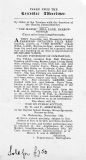 Notice for the sale of the Baptist Church Manse